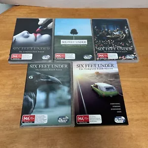 Six Feet Under DVD Seasons 1 - 5 Complete PAL Region 4 TV Series Comedy Drama - Picture 1 of 5