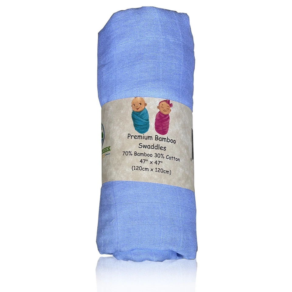 Manta para envolver bebé | 70 % bambú 30 % algodón manta receptora lavanda Foto 1 de 4