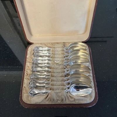 12 чайных ложек Josephine от Mount Vernon / Howard из чистого серебра 5 5/8 дюйма - Изображение 1 из 4