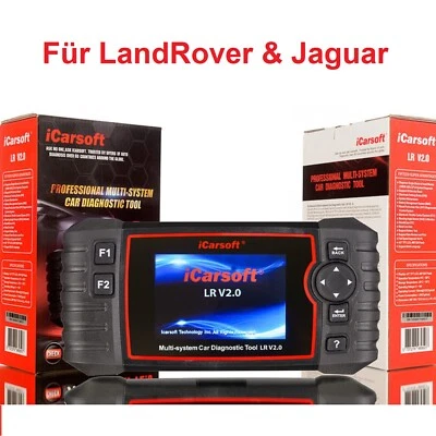iCarsoft LR V2.0 für LandRover Jaguar Diagnose Öl Service Rückstellung DEUTSCH - Bild 1 von 4