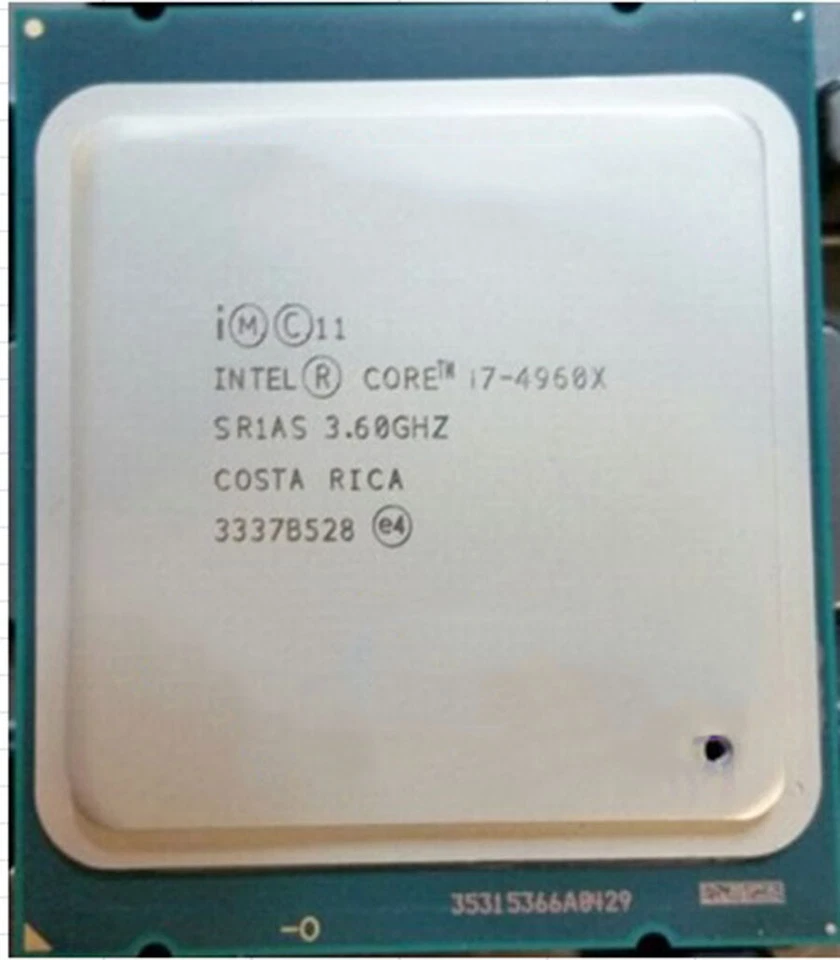 Intel Core i7-4960X Extreme 3.6GHz 6CORE 15MB LGA2011 130W CPU Processor - Image 1 of 1