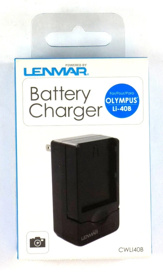 CWLI40B LENMAR Camera Battery Charger for Nikon EN-EL10, Olympus LI-40B & LI-42B - Image 1 of 1