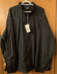 NWT MENS CORE 365 NORTH END Full Zip Windbreaker Size 3XL REFLECTIVE Black - Picture 1 of 7