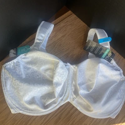 Sujetador Minimizador Bali Talla 38DDD DF3562 Blanco Encaje Nuevo Con Etiqueta Foto 1 de 4