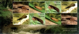 Kosovo Stamps 2025. Endemic Fauna: Insect. Mini Sheet MNH - Picture 1 of 1