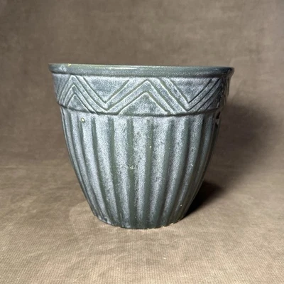 Vintage Robinson Ransbottom Roseville Ohio Drip Glaze Planter Jardiniere - Image 1 of 4
