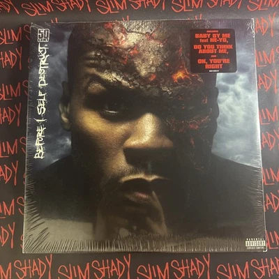 50 CENT BEFORE I SELF DESTRUCT 2x LP VINYL *RARE* SHADY 2009 USA OG Eminem - Image 1 of 2
