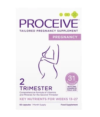 Proceive  Trimester 2  – 60 Capsules  07/2027 - Image 1 of 4