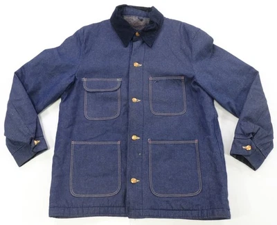 Chaqueta vaquera forrada con manta Big Ben Wrangler rara de colección años 70 80 azul 42 Foto 1 de 4