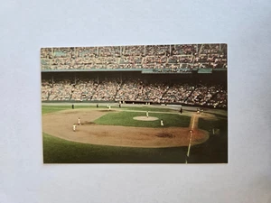 GEMEINDESTADION VINTAGE POSTKARTE CLEVELAND INDIANER IN AKTION - Bild 1 von 2