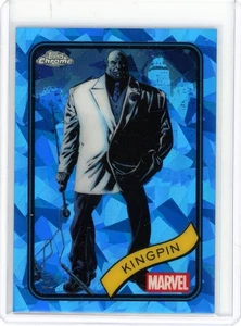 2025 Topps Marvel Cromo Zafiro Kingpin Base Zafiro Azul #164 - Imagen 1 de 2