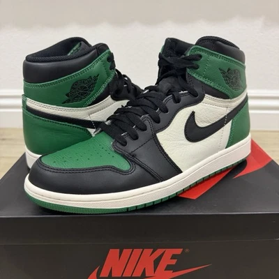 Nike Air Jordan 1 Retro Alto Verde Pino 2018 Talla 10.5 (555088-302) Foto 1 de 4