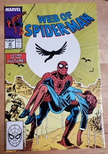WEB OF SPIDERMAN 45 MARVEL COMICS 1988 In Pristine Condition HIGH GRADE NM. - Imagen 1 de 8