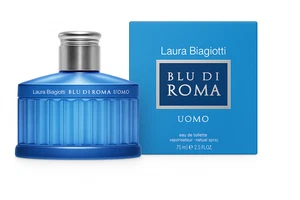 NUEVO Laura Biagiotti Blu Di Roma Uomo 75 ml Eau de Toilette Fragancia Hombre NUEVO - Imagen 1 de 2