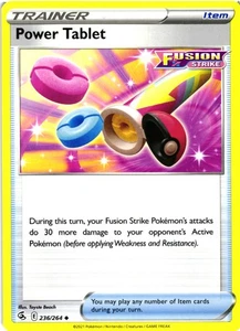Power Tablet 236/264 Swsh08: Fusion Strike Regular - Picture 1 of 2