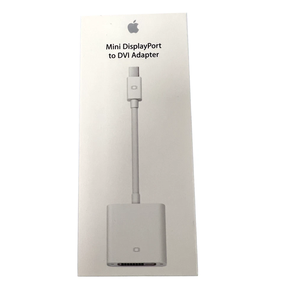 Apple - Mini DisplayPort to DVI Adapter White Mb570ll/b A1305