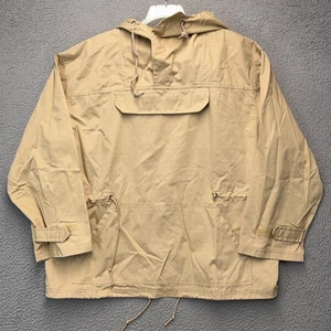 F-16 C Anorak Jacket Men Large Tan Khaki Storm Air Force Military Vintage Pilot - Picture 1 of 10