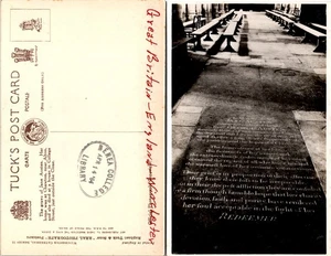 Postcard of a historic grave plaque in Adelaide, South Australia - Picture 1 of 1