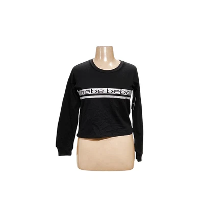 Suéter de algodón negro BEBE Foto 1 de 4