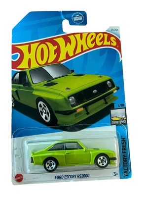 Hot Wheels Ford Escort RS2000 23/250 Factory Fresh 1/10 NEW - Image 1 of 3