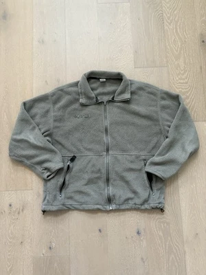 Chaqueta polar Columbia vintage para hombre grande cremallera completa hecha en EE. UU. gris beige de colección años 90 Foto 1 de 4