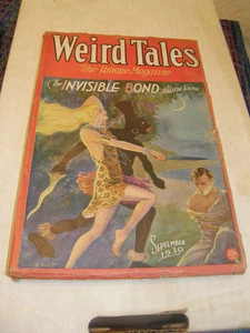 WEIRD TALES September 1930 . Farnsworth Wright Another Dracula; - Pulp magazine - Picture 1 of 6