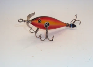 Vintage Heddon Dowigiac 100 fishing lure rainbow one belly weight 1907 era - Picture 1 of 12