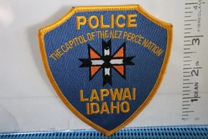 tribal indian police patch NEZ PERCE POLICE  LAPWAI IDAHO - Picture 1 of 1