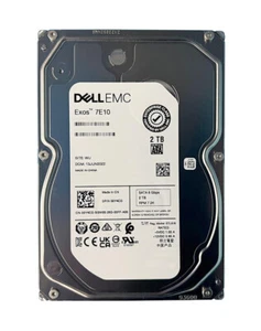 Disco duro HDD DELL EMC EXOS 7E10 2TB 3,5" SATA3 7200 RPM ST2000NM012B 1 unidad - Imagen 1 de 1