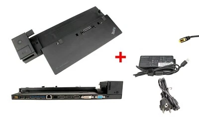 Lenovo L560, L570 Ultra Dock Docking Station 40A2 + 65W NT + ohne Schlüssel - Bild 1 von 3
