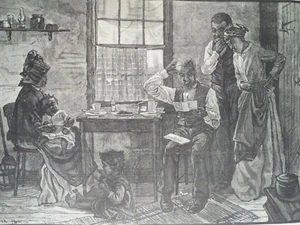 African American Drawn For Jury Duty Harper’s Weekly 1878 - Picture 1 of 2