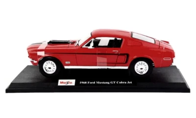 1968 Ford Mustang GT COBRA JET (escala 1:18) - Imagem 1 de 4