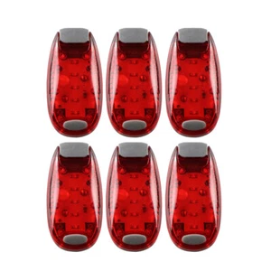 1-6PC LED Night Safety Light Clip On Strobe Cycling Walking Running Warning Lamp - Picture 1 of 15