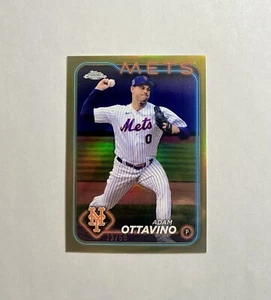 ADAM OTTAVINO 2024 Topps actualización cromada #USC138 refractor de oro/50 New York Mets - Imagen 1 de 4