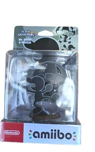 Nintendo Amiibo MR.GAME & WATCH Console Play Figure New MIB Rare Hard to Find - Picture 1 of 5