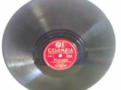 MILITARIA - AUDIO RECORD "US FIELD ARTILLERY" Parade March Goldman 78RPM OF - Image 1 of 2