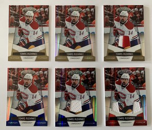 2010-11 Panini Certified Gold Blue Red Patch Jersey Tomas PLEKANEC Canadiens #76