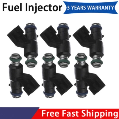 6x Fuel Injector 12588610 For 2010 Chevrolet Malibu Pontiac G6 2007 Saturn Relay - Image 1 of 4