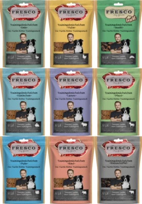 FRESCO DOG Fresco | Martin Rütter Trainingsknöchelchen pur | alle 9 Sorten | 150g Beutel