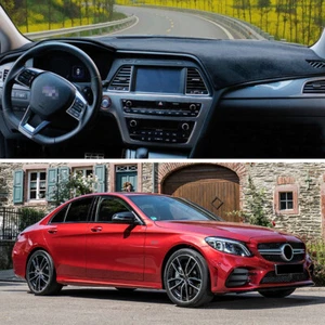 Car Dashboard Carpet Dash Mat Sun Visor Pad Cover for 2016-2021 Mercedes C-Class - Picture 1 of 7