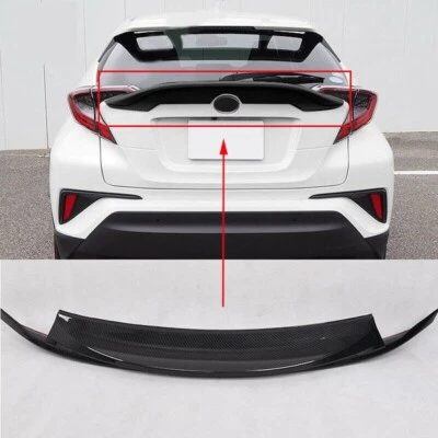 Alerón trasero de plástico negro para Toyota C-HR CHR 2016-2022 - Imagen 1 de 4