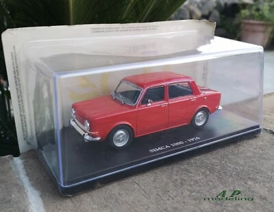 modellino auto scala 1/24 simca 1000 del 1976 modellini vintage die cast - Immagine 1 di 4