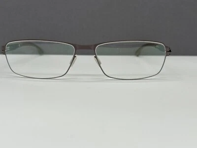 Ic! Monturas de gafas Berlin para hombre gris marrón grande XL cuadradas Fadi Z. teca precio original: 499 € Foto 1 de 4