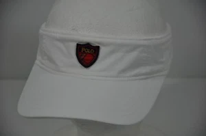 Polo garçon neuf avec étiquettes Ralph Lauren, visière coton vintage. Logo bouclier tartan taille 8 ~20 - Photo 1/5
