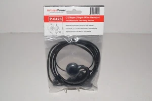 NEW Artisan Power P-6423 Motorola Two-Way Radio Mic PTT Headset RLN6423 HKLN4604 - Picture 1 of 11