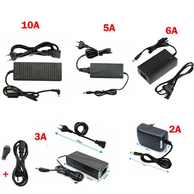 LED 12V Power Supply Power Supply Transformer Switching Power Supply 2A 5A 6A 10A 5.5mm DC Adapter - Image 1 of 4