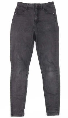 Pantalones de mezclilla ajustados para mujer Pimkie gris algodón talla 10 con cremallera regular Foto 1 de 4