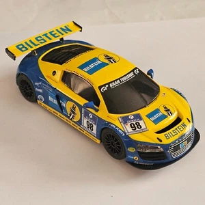 Scalextric Car Digital Audi R8 GT3 Bilstein Yellow Blue - Picture 1 of 14