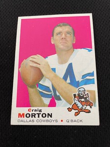 CRAIG MORTON 1969 TOPPS DALLAS COWBOYS LEGEND #235 VINTAGE FOOTBALL CARD