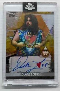 2021 Topps Fully Loaded WWE Dude Love Gold Legends Autograph Auto #32/99 - Picture 1 of 2